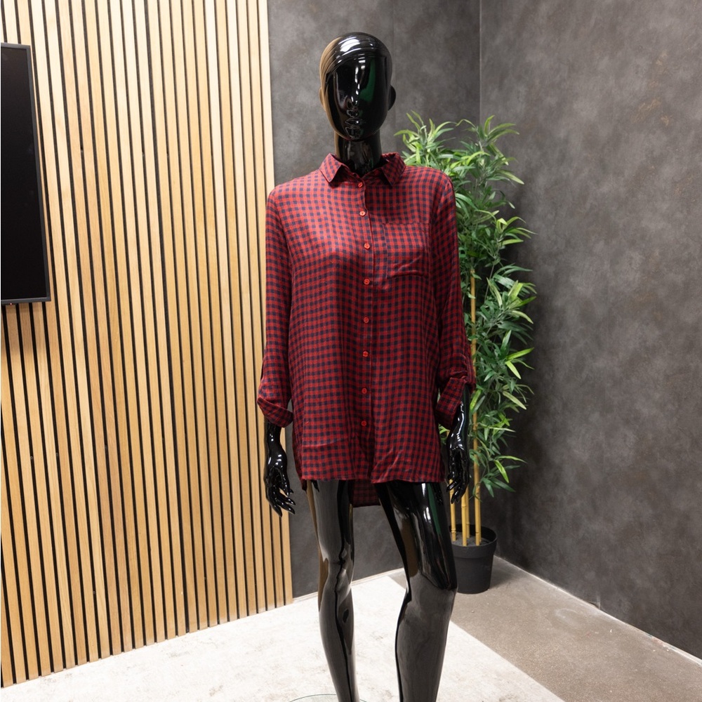 Primark Red Casual Button Down Shirt